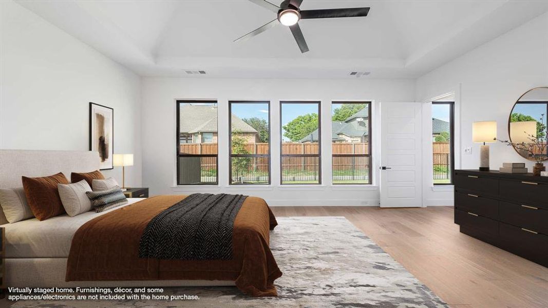 Furnished interior view inside a new home in Adkins Park 70', Hurst (Image 11).