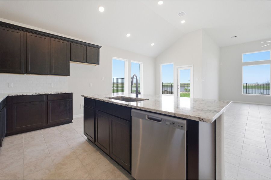 Furnished interior view inside a new home in Canterra Creek, Rosharon (Image 9).