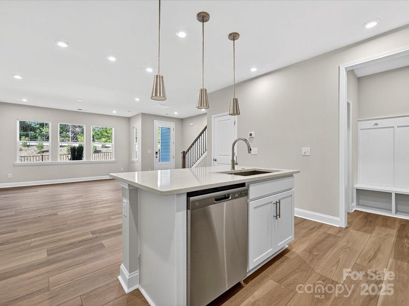 Central Island Ideal for Entertaining and Casual Dining.