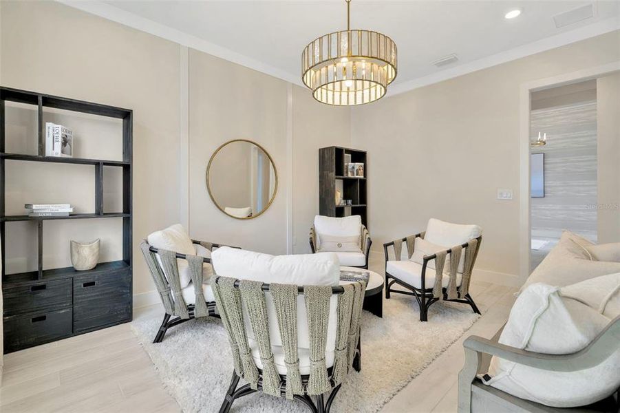 Furnished interior view inside a new home in Biscayne Landing at Seaire, Parrish (Image 33).