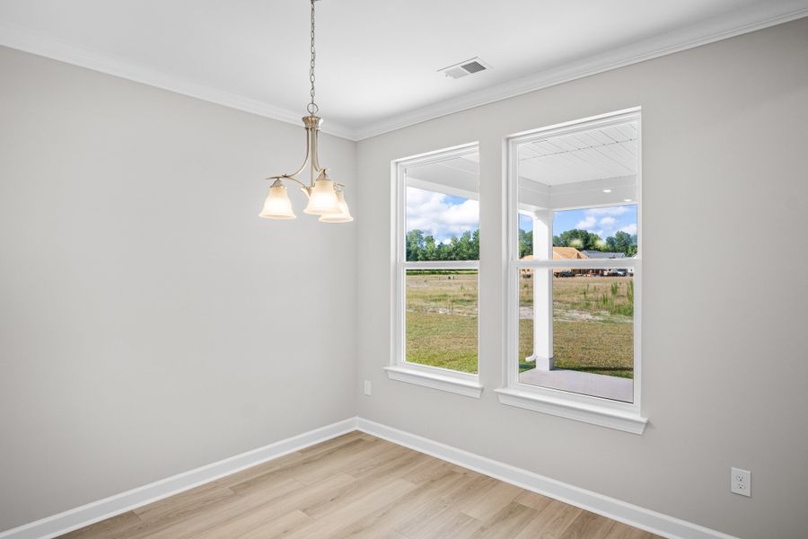 Spacious, unfurnished interior of a new home in Traditions at Carolina Forest, Myrtle Beach (Image 10). Spacious, unfurnished interior of a new home in Traditions at Carolina Forest, Myrtle Beach (Image 10).
