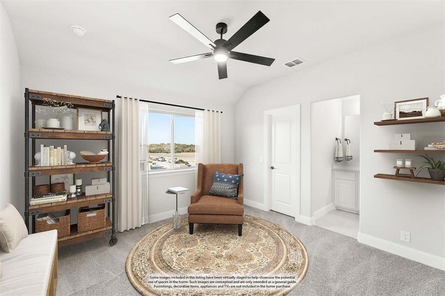 Furnished interior view inside a new home in Crystal Lake Estates, Red Oak (Image 16).