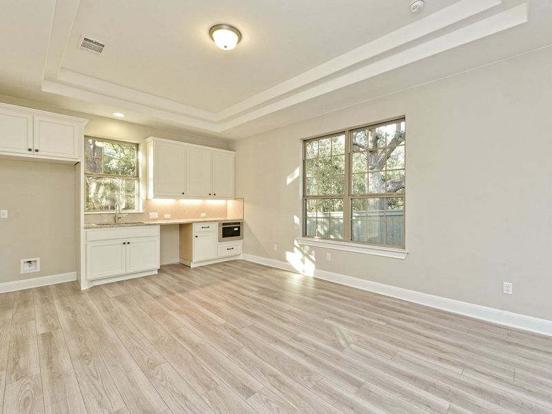 Representative unfurnished interior of a home built from the Casita by Giddens Homes in Whispering Wind, Bertram (Image 53).