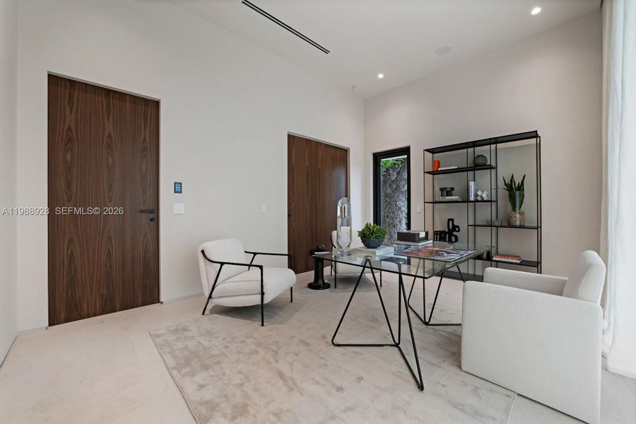 Furnished interior view inside a new home in , Miami (Image 55).