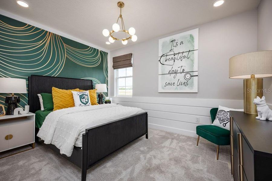 Furnished interior view inside a new home in Wolf Lake Ranch, Apopka (Image 15).