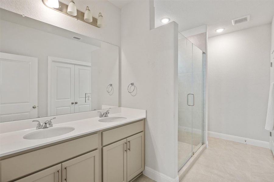 Furnished interior view inside a new home in Messinger Village, Austin (Image 3).