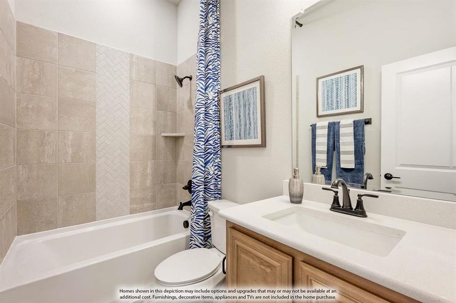 Furnished interior view inside a new home in Wildflower Ranch, Fort Worth (Image 6).