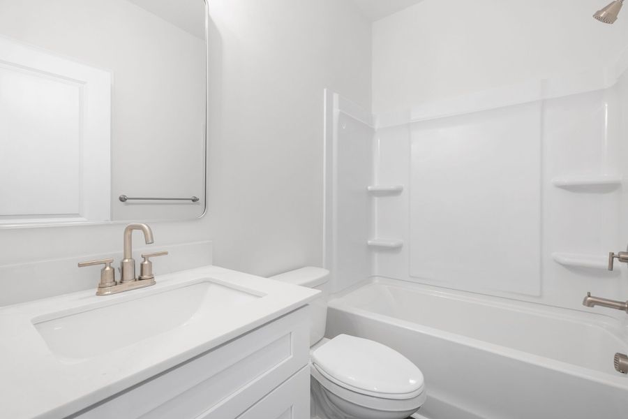 Representative furnished interior of a home built from the Units A-F by Red Cedar Homes in West End Townhomes, Charlotte (Image 19).