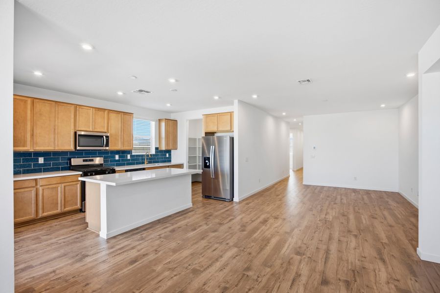 Furnished interior view inside a new home in Montana Vista - Highland, Buckeye (Image 8).