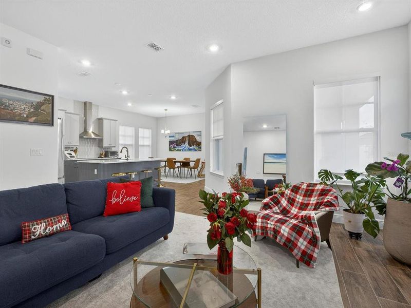 Furnished interior view inside a new home in , Orlando (Image 8). Furnished interior view inside a new home in , Orlando (Image 8).
