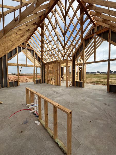 In-progress construction of a new home in Katy Court 60', Katy, TX (Image 12).