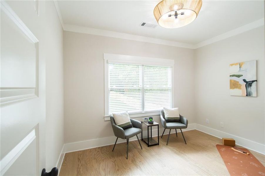 Furnished interior view inside a new home in , Atlanta (Image 13).