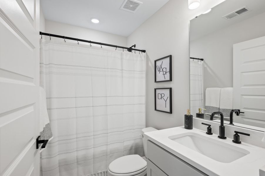 Furnished interior view inside a new home in Windward Townes, Goose Creek (Image 5).
