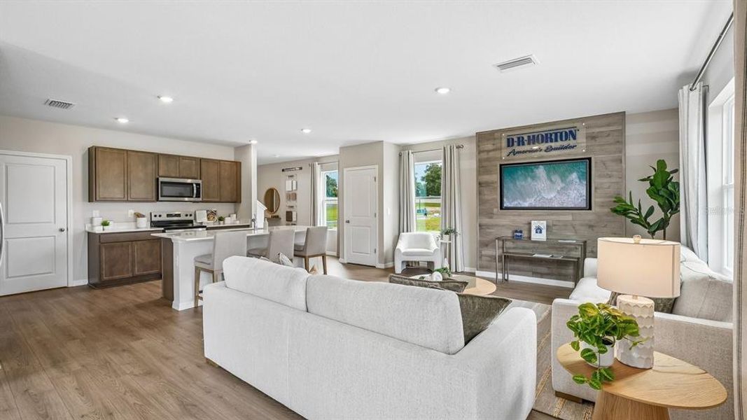 Furnished interior view inside a new home in Angeline, Land O' Lakes (Image 33).