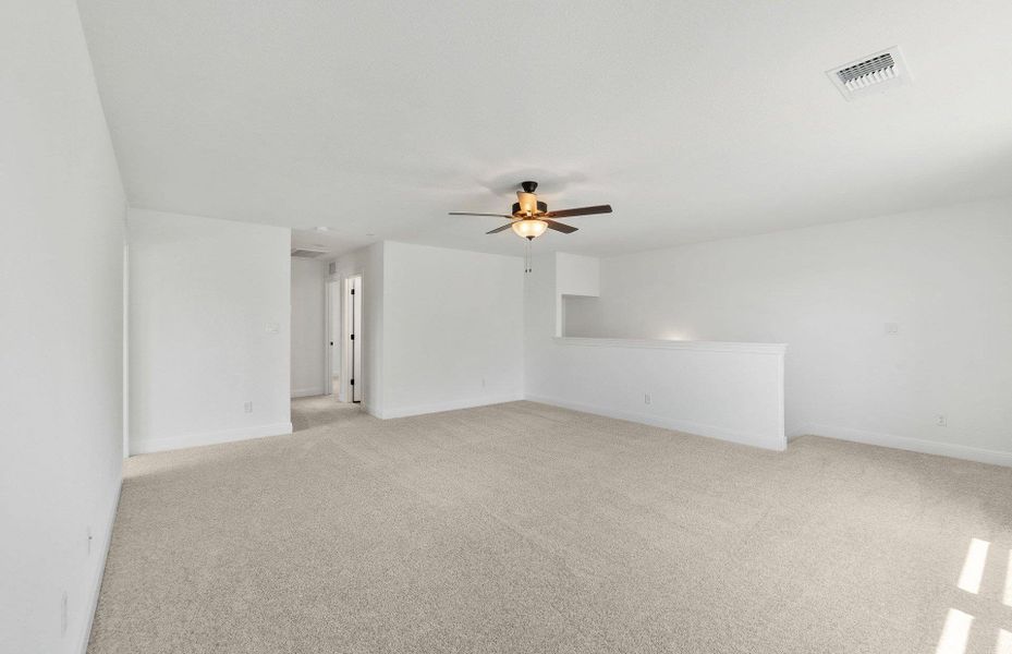 Spacious, unfurnished interior of a new home in Saddleback at Santa Rita Ranch, Liberty Hill (Image 25). Spacious, unfurnished interior of a new home in Saddleback at Santa Rita Ranch, Liberty Hill (Image 25).