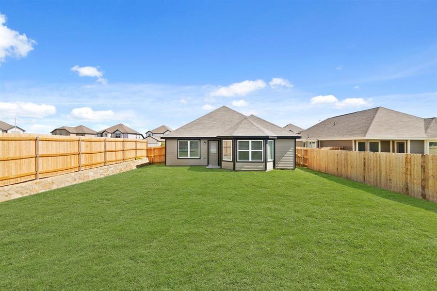 Exterior details and patio area of a home in Retreat at Fossil Creek, Fort Worth (Image 3). Exterior details and patio area of a home in Retreat at Fossil Creek, Fort Worth (Image 3).