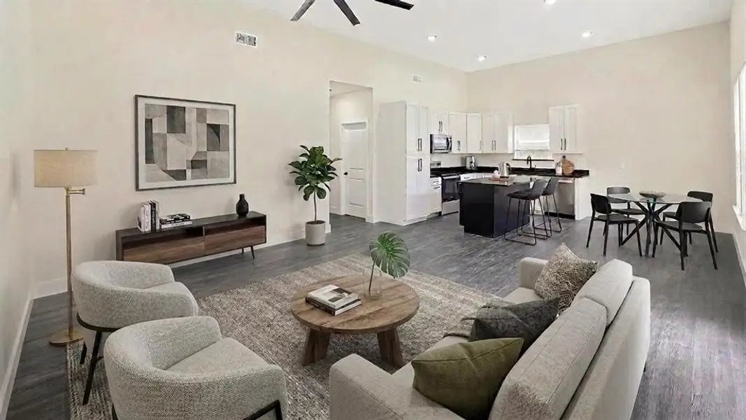 Furnished interior view inside a new home in , Mabank (Image 4).