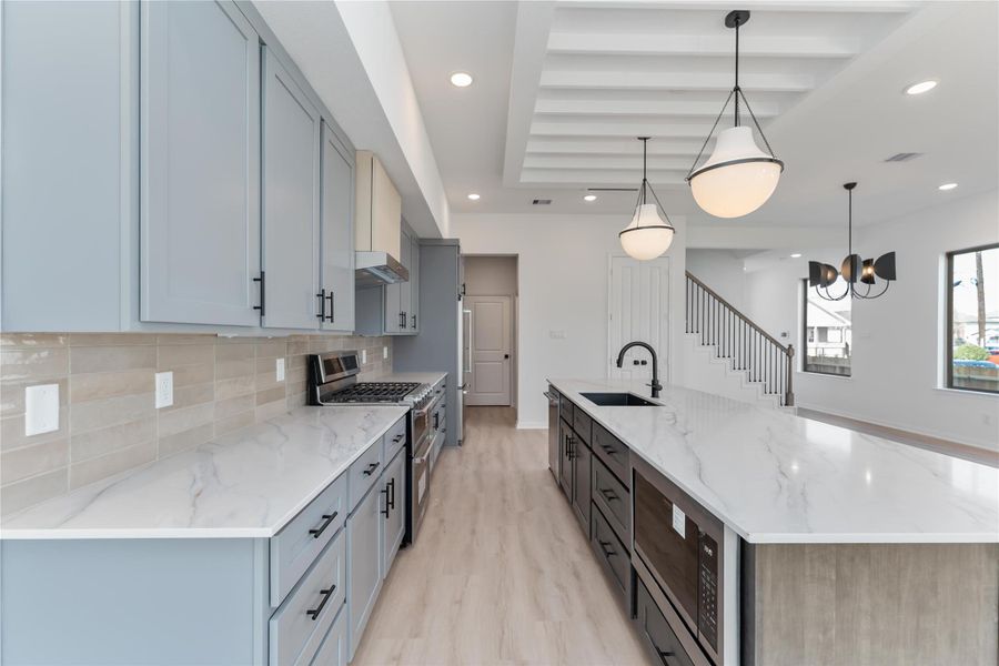 Furnished interior view inside a new home in , Houston (Image 11). Furnished interior view inside a new home in , Houston (Image 11).