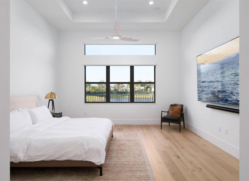 Furnished interior view inside a new home in Apex at Avenir, Palm Beach Gardens (Image 16).