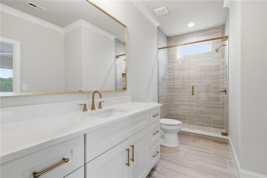 Furnished interior view inside a new home in , Gainesville (Image 17).