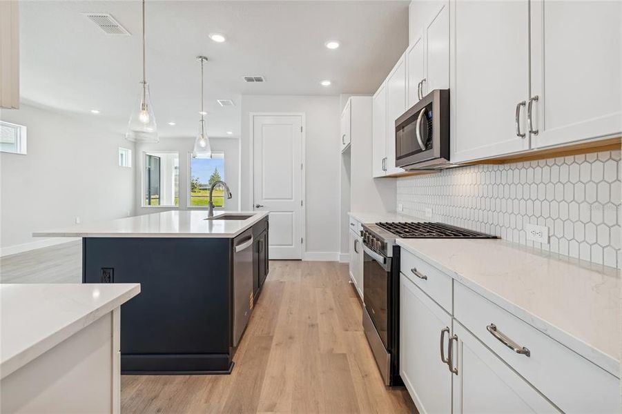 Furnished interior view inside a new home in Gracewater at Sarasota, Sarasota (Image 9).