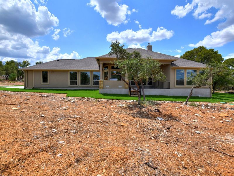 Representative exterior details of a home built from the San Simeon II by Giddens Homes in Clearwater Ranch, Liberty Hill (Image 37).