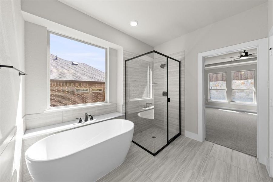 Furnished interior view inside a new home in Woodcreek, Fate (Image 25). Furnished interior view inside a new home in Woodcreek, Fate (Image 25).