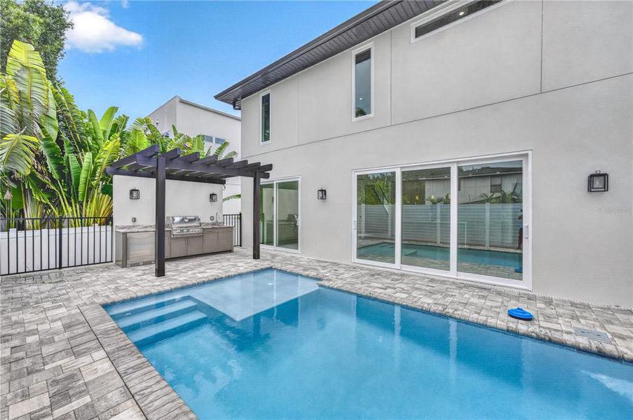 Exterior details and patio area of a home in , Sarasota (Image 3).