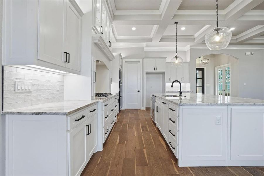 Furnished interior view inside a new home in , Weatherford (Image 12).