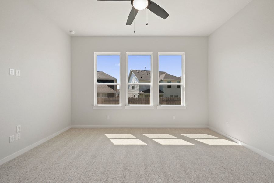 Spacious, unfurnished interior of a new home in Lariat, Liberty Hill (Image 32). Spacious, unfurnished interior of a new home in Lariat, Liberty Hill (Image 32).