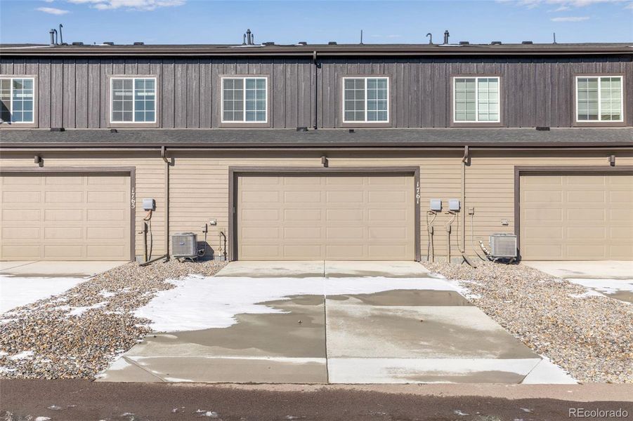 Exterior details and patio area of a home in Westside Crossing, Berthoud (Image 4).