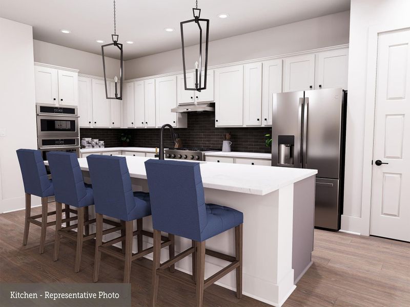 REPRESENTATIVE PHOTO:  Large Kitchen w/cabinets to ceiling