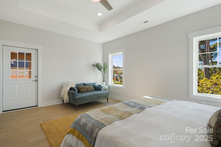 Furnished interior view inside a new home in , Weaverville (Image 9).