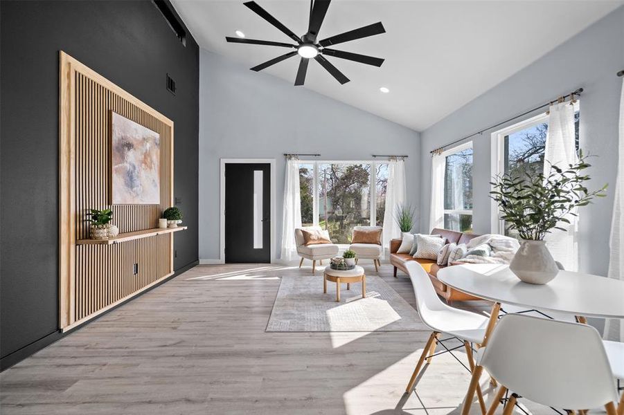 Furnished interior view inside a new home in , Dallas (Image 6). Furnished interior view inside a new home in , Dallas (Image 6).