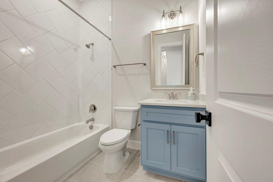 Furnished interior view inside a new home in Grange 45' Homesites, Katy (Image 3).