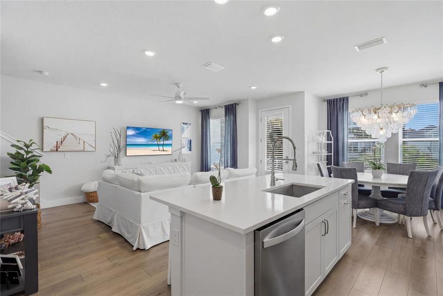 Furnished interior view inside a new home in , Sarasota (Image 9).