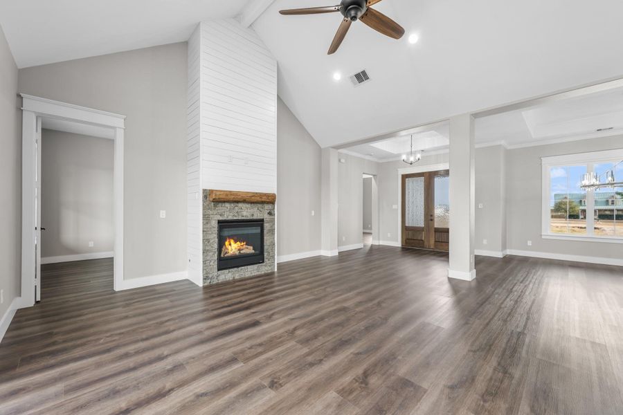 Spacious, unfurnished interior of a new home in , New Waverly (Image 42). Spacious, unfurnished interior of a new home in , New Waverly (Image 42).