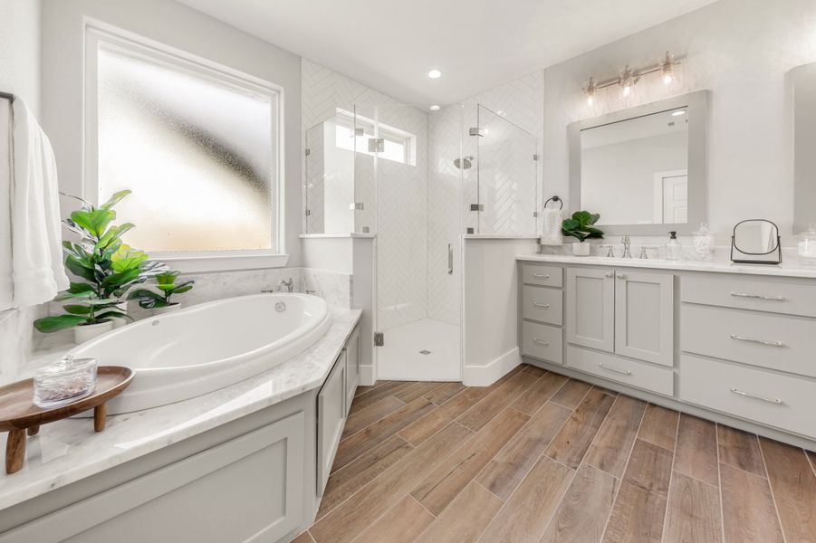 Representative furnished interior of a home built from the The Maggie by Reece Homes in Harvest Meadows, Bryan (Image 57).