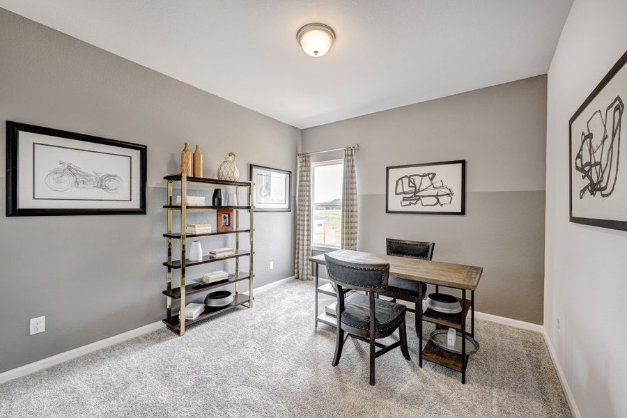 Representative furnished interior of a home built from the The Robin II by Smith Douglas Homes in La Segarra, Brookshire (Image 17).
