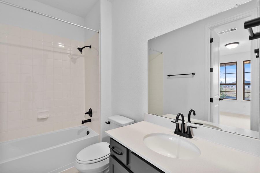 Furnished interior view inside a new home in Austin Point, Richmond (Image 12).