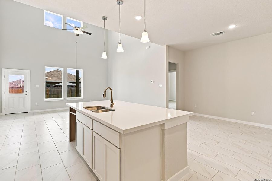 Furnished interior view inside a new home in Cordova Crossing, Seguin (Image 5).