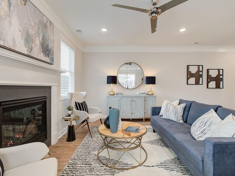 Furnished interior view inside a new home in Cherokee Township, Acworth (Image 16).