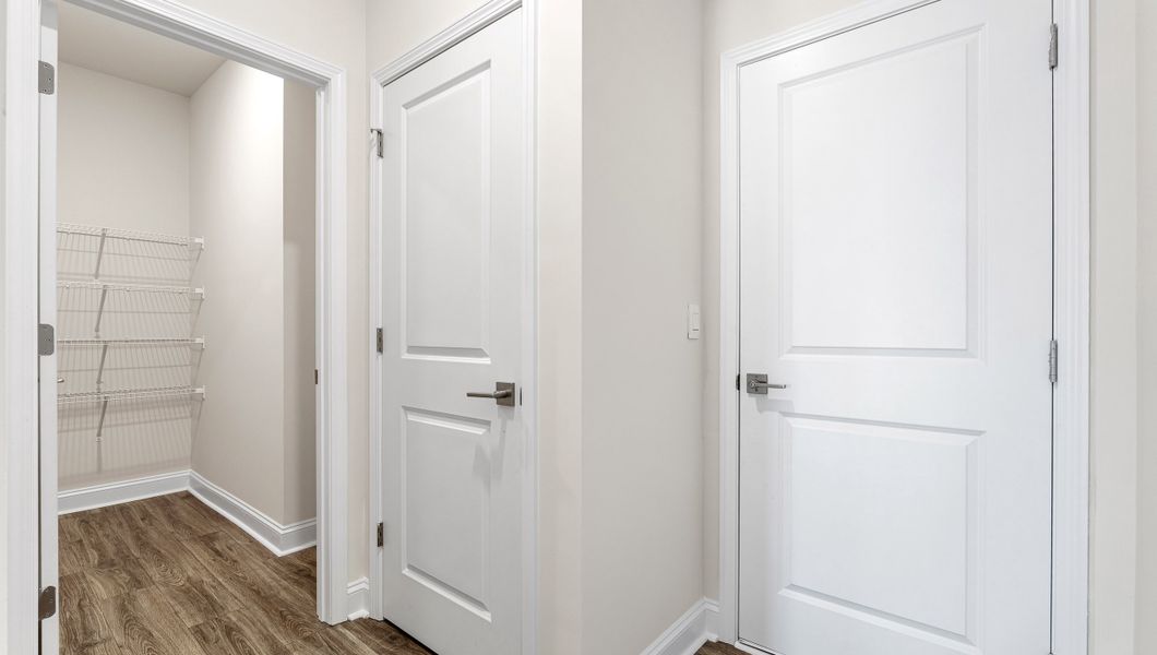 Spacious, unfurnished interior of a new home in Adams Glen, Greenville (Image 23). Spacious, unfurnished interior of a new home in Adams Glen, Greenville (Image 23).