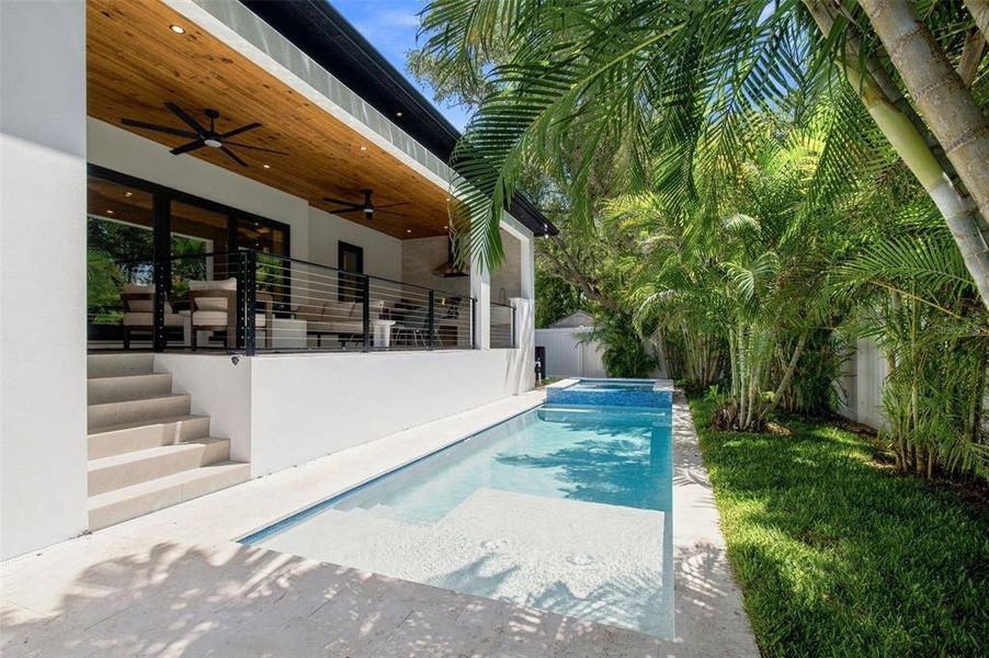 Exterior details and patio area of a home in , Tampa (Image 33). Exterior details and patio area of a home in , Tampa (Image 33).
