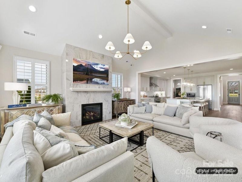 Furnished interior view inside a new home in , Lancaster (Image 5).