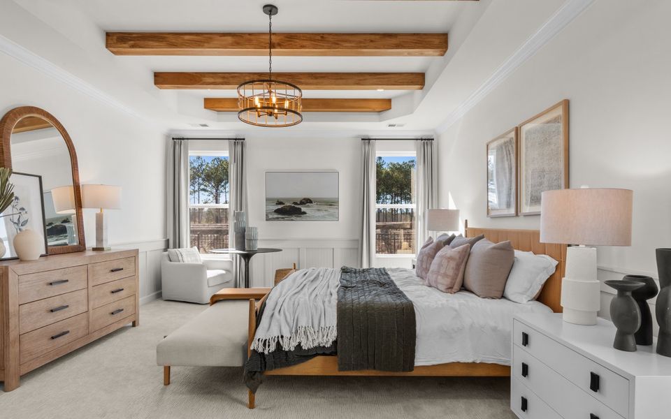 Representative furnished interior of a home built from the The Seashore by Chesapeake Homes in Traditions at Carolina Forest, Myrtle Beach (Image 12). Representative furnished interior of a home built from the The Seashore by Chesapeake Homes in Traditions at Carolina Forest, Myrtle Beach (Image 12).