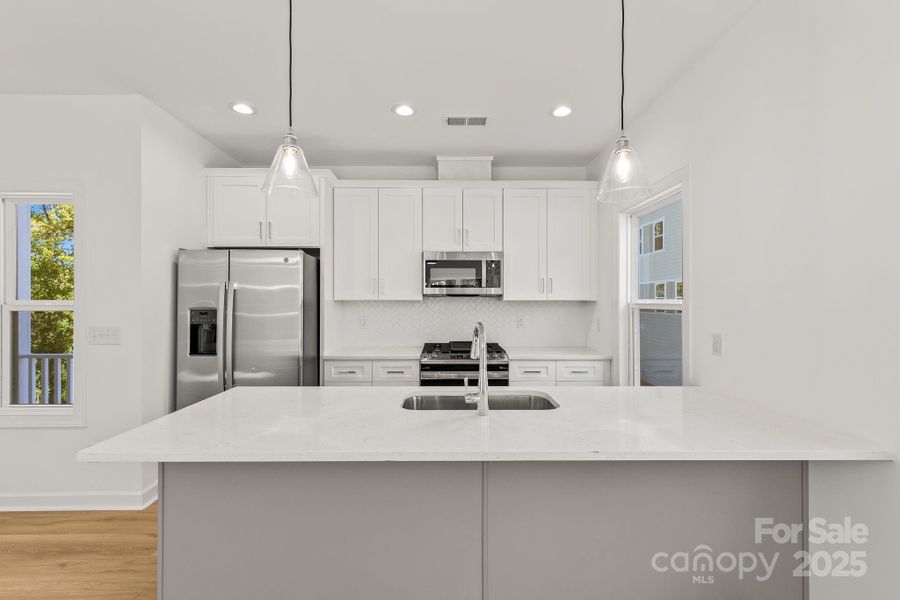 Furnished interior view inside a new home in , Charlotte (Image 9). Furnished interior view inside a new home in , Charlotte (Image 9).