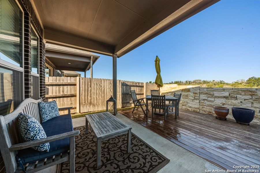 Exterior details and patio area of a home in La Cima, San Marcos (Image 23). Exterior details and patio area of a home in La Cima, San Marcos (Image 23).
