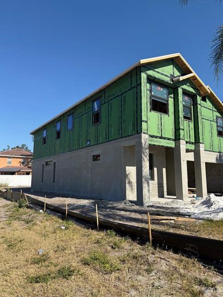 In-progress construction of a new home in , Tampa, FL (Image 12).