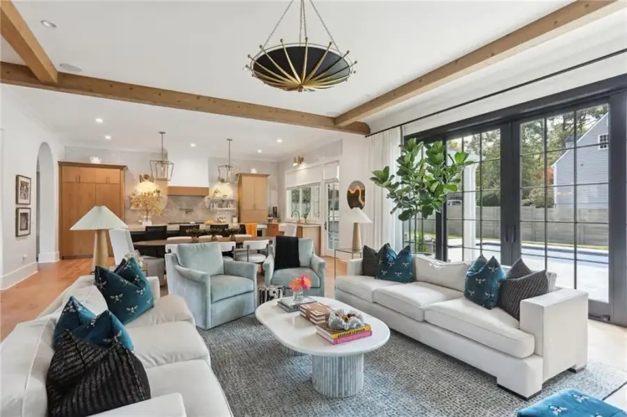 Furnished interior view inside a new home in , Atlanta (Image 26).